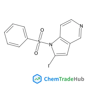 2-Iodo-1-(phenylsulfonyl)-1H-pyrrolo[3,2-c]pyridine