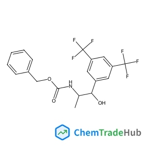 benzyl (1R,2S)-1-(3,5-bis(trifluoromethyl)phenyl)-1-hydroxypropan-2-ylcarbamate