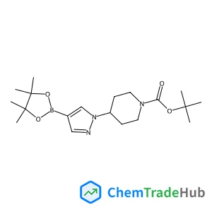 2-Methyl-2-propanyl 4-[4-(4,4,5,5-tetramethyl-1,3,2-dioxaborolan-2-yl)-1H-pyrazol-1-yl]-1-piperidinecarboxylate