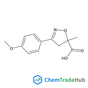 3-(4-Methoxyphenyl)-5-methyl-4,5-dihydro-1,2-oxazole-5-carboxylic acid