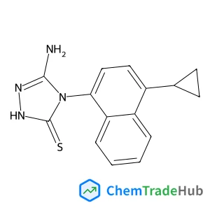 5-Amino-4-(4-cyclopropyl-1-naphthyl)-2,4-dihydro-3H-1,2,4-triazole-3-thione
