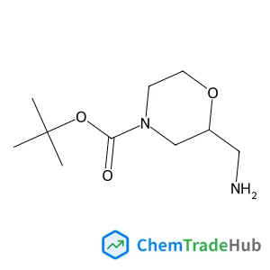 (S)-tert-Butyl 2-(aminomethyl)morpholine-4-carboxylate (S)-tert-Butyl 2-(aminomethyl)morpholine-4-carboxylate