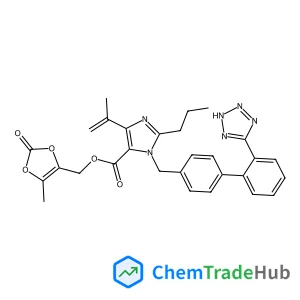 (5-Methyl-2-oxo-1,3-dioxol-4-yl)methyl 4-isopropenyl-2-propyl-1-{[2'-(2H-tetrazol-5-yl)-4-biphenylyl]methyl}-1H-imidazole-5-carboxylate