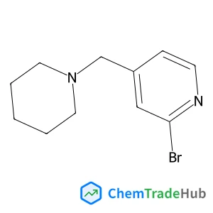 2-Bromo-4-(1-piperidinylmethyl)pyridine