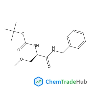 2-Methyl-2-propanyl [(2R)-1-(benzylamino)-3-methoxy-1-oxo-2-propanyl]carbamate