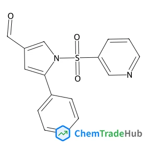 5-Phenyl-1-(pyridin-3-ylsulfonyl)-1H-pyrrole-3-carbaldehyde structure 5-Phenyl-1-(pyridin-3-ylsulfonyl)-1H-pyrrole-3-carbaldehyde structure