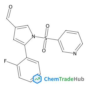 5-(2-Fluorophenyl)-1-(pyridin-3-ylsulfonyl)-1H-pyrrole-3-carbaldehyde