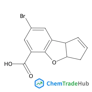 (3aS,8bS)-7-Bromo-3a,8b-dihydro-3H-benzo[b]cyclopenta[d]furan-5-carboxylic acid