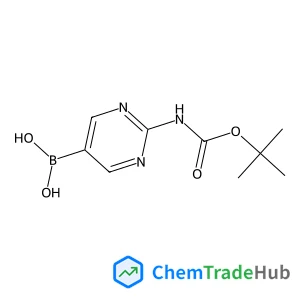 (2-((tert-Butoxycarbonyl)amino)pyrimidin-5-yl)boronic acid