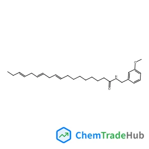 N-((3-Methoxyphenyl)methyl)octadeca-9,12,15-trienamide, (9Z,12Z,15Z)-