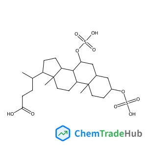 (3alpha,5beta,7beta,20R)-3,7-Bis(sulfooxy)cholan-24-oic acid