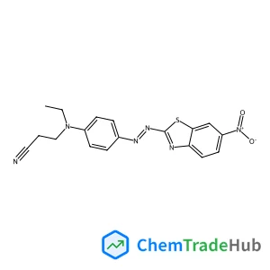 3-(Ethyl{4-[(E)-(6-nitro-1,3-benzothiazol-2-yl)diazenyl]phenyl}amino)propanenitrile