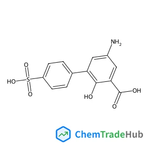 5-Amino-2-hydroxy-4'-sulfo-[1,1'-biphenyl]-3-carboxylic acid