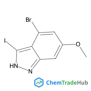 4-Bromo-3-iodo-6-methoxy-1H-indazole