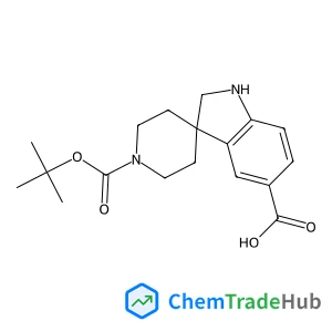 1'-{[(2-Methyl-2-propanyl)oxy]carbonyl}-1,2-dihydrospiro[indole-3,4'-piperidine]-5-carboxylic acid