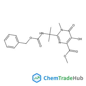 Methyl 2-(2-(((benzyloxy)carbonyl)amino)propan-2-yl)-5-hydroxy-1-methyl-6-oxo-1,6-dihydropyrimidine-4-carboxylate