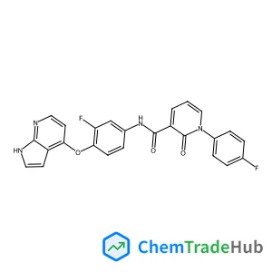 1-(4-fluorophenyl)-N-[3-fluoro-4-(1H-pyrrolo[2,3-b]pyridin-4-yloxy)phenyl]-2-oxo-1,2-dihydropyridine-3-carboxamide