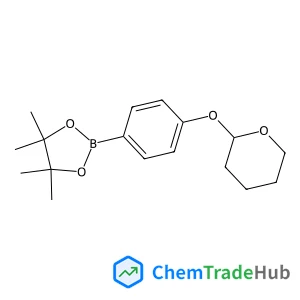 4,4,5,5-Tetramethyl-2-(4-((tetrahydro-2H-pyran-2-yl)oxy)phenyl)-1,3,2-dioxaborolane
