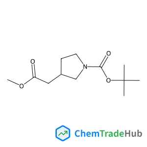 Tert-butyl 3-(2-methoxy-2-oxoethyl)pyrrolidine-1-carboxylate