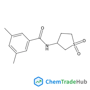 N-(1,1-Dioxidotetrahydro-3-thiophenyl)-3,5-dimethylbenzamide Chemical_Structure_Of