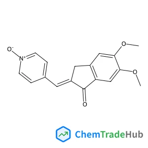2,3-Dihydro-5,6-dimethoxy-2-[(1-oxido-4-pyridinyl)methylene]-1H-inden-1-one