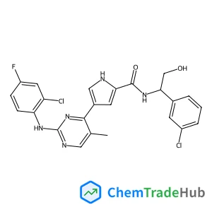 4-{2-[(2-Chloro-4-Fluorophenyl)amino]-5-Methylpyrimidin-4-Yl}-N-[(1s)-1-(3-Chlorophenyl)-2-Hydroxyethyl]-1h-Pyrrole-2-Carboxamide