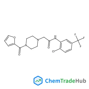 N-[2-chloro-5-(trifluoromethyl)phenyl]-2-[4-(2-furoyl)piperazin-1-yl]acetamide