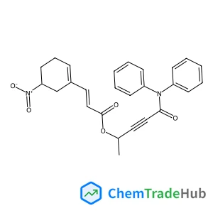 (E)-(R)-5-(Diphenylamino)-5-oxopent-3-yn-2-yl 3-(5-nitrocyclohex-1-en-1-yl)acrylate