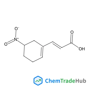 (E)-3-(5-Nitrocyclohex-1-en-1-yl)acrylic acid