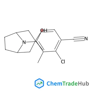 2-Chloro-4-[(1R,5S)-3-hydroxy-3-methyl-8-azabicyclo[3.2.1]octan-8-yl]-3-methylbenzonitrile