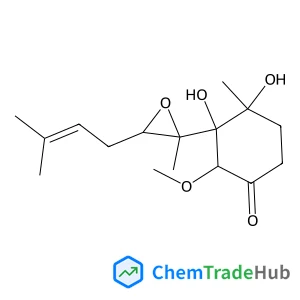 3,4-Dihydroxy-2-methoxy-4-methyl-3-[2-methyl-3-(3-methylbut-2-enyl)oxiran-2-yl]cyclohexan-1-one