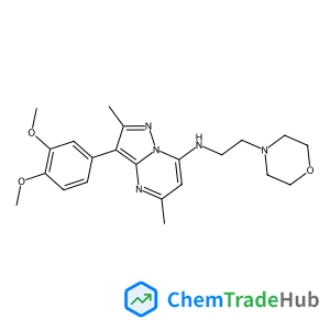 3-(3,4-dimethoxyphenyl)-2,5-dimethyl-N-(2-morpholin-4-ylethyl)pyrazolo[1,5-a]pyrimidin-7-amine