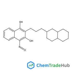 2-[3-(Decahydro-2-naphthalenyl)propyl]-4-nitroso-1,3-naphthalenediol