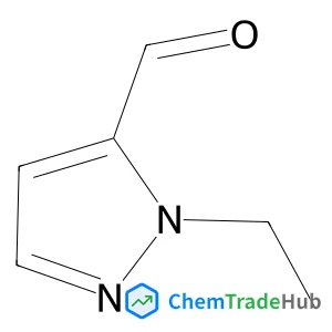1-ethyl-1H-pyrazole-5-carbaldehyde structure