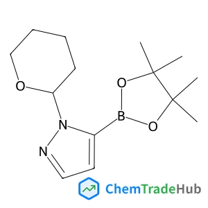 1-(Tetrahydro-2H-pyran-2-yl)-5-(4,4,5,5-tetramethyl-1,3,2-dioxaborolan-2-yl)-1H-pyrazole