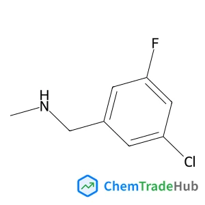 1-(3-Chloro-5-fluorophenyl)-N-methylmethanamine structure 1-(3-Chloro-5-fluorophenyl)-N-methylmethanamine structure
