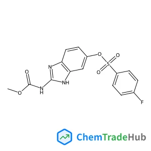 2-[(Methoxycarbonyl)amino]-1H-benzimidazol-6-yl 4-fluorobenzenesulfonate