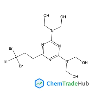 {[6-(3,3,3-Tribromopropyl)-1,3,5-triazine-2,4-diyl]dinitrilo}tetramethanol