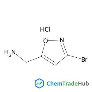1-(3-Bromo-1,2-oxazol-5-yl)methanamine hydrochloride (1:1) 1-(3-Bromo-1,2-oxazol-5-yl)methanamine hydrochloride (1:1)