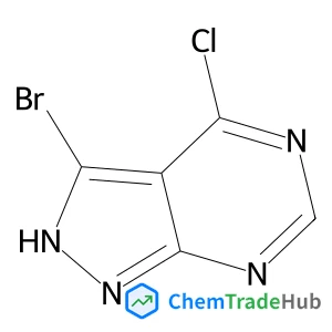 3-Bromo-4-chloro-1H-pyrazolo[3,4-d]pyrimidine