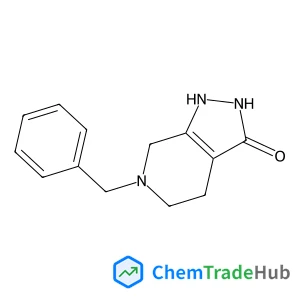 6-Benzyl-4,5,6,7-tetrahydro-1H-pyrazolo[3,4-c]pyridin-3(2H)-one structure