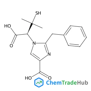 2-Benzyl-1-[(1S)-1-carboxy-2-methyl-2-sulfanylpropyl]-1H-imidazole-4-carboxylic acid