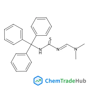 1-[(E)-(Dimethylamino)methylene]-3-tritylthiourea