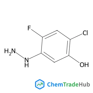 2-chloro-4-fluoro-5-hydrazinylphenol