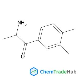 2-Amino-1-(3,4-dimethylphenyl)-1-propanone structure