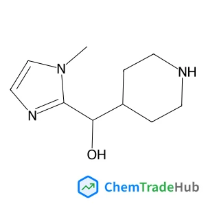(1-methyl-1H-imidazol-2-yl)(piperidin-4-yl)methanol