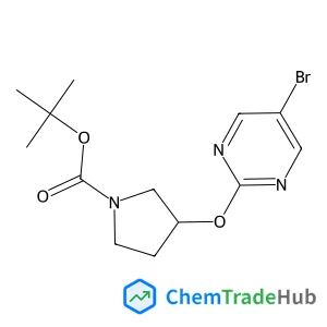 2-Methyl-2-propanyl 3-[(5-bromo-2-pyrimidinyl)oxy]-1-pyrrolidinecarboxylate