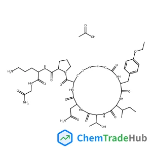 Atosiban Acetate structure