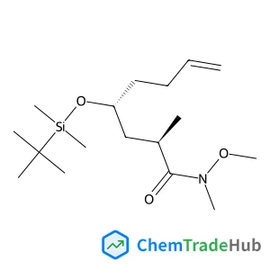(2R,4R)-4-[[(1,1-Dimethylethyl)dimethylsilyl]oxy]-N-methoxy-N,2-dimethyl-7-octenamide