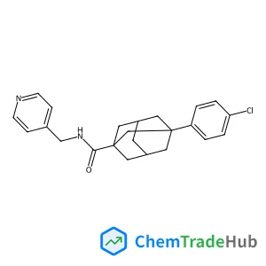 3-(4-chlorophenyl)-N-(pyridin-4-ylmethyl)adamantane-1-carboxamide